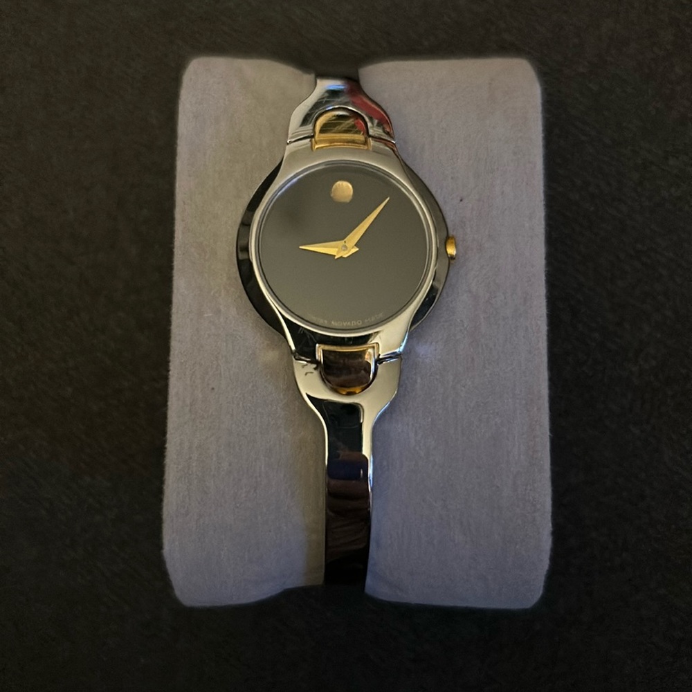 Movado Kara Quartz Black Dial Ladies Watch 81 A1 1846